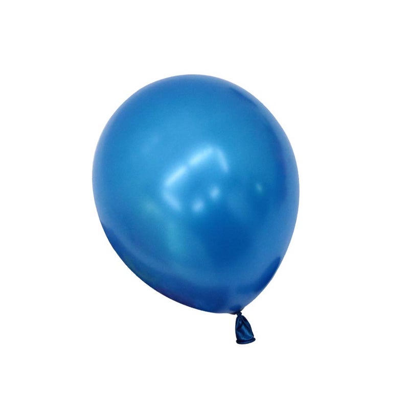 EASUTE 10inch Pearl Dark Blue Pearl Black Balloons 100pcs Perfect for Birthday Party Bridal Baby Shower Engagement Wedding Party Decor (Blue) - Image 2